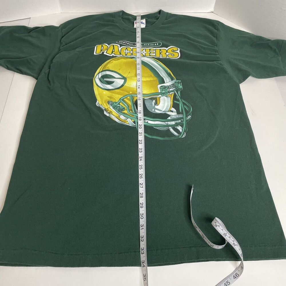 Vintage Green Bay Packers Graphic T-Shirt, 2XL, Pro Player, Helmet Logo - Picture 6 of 8